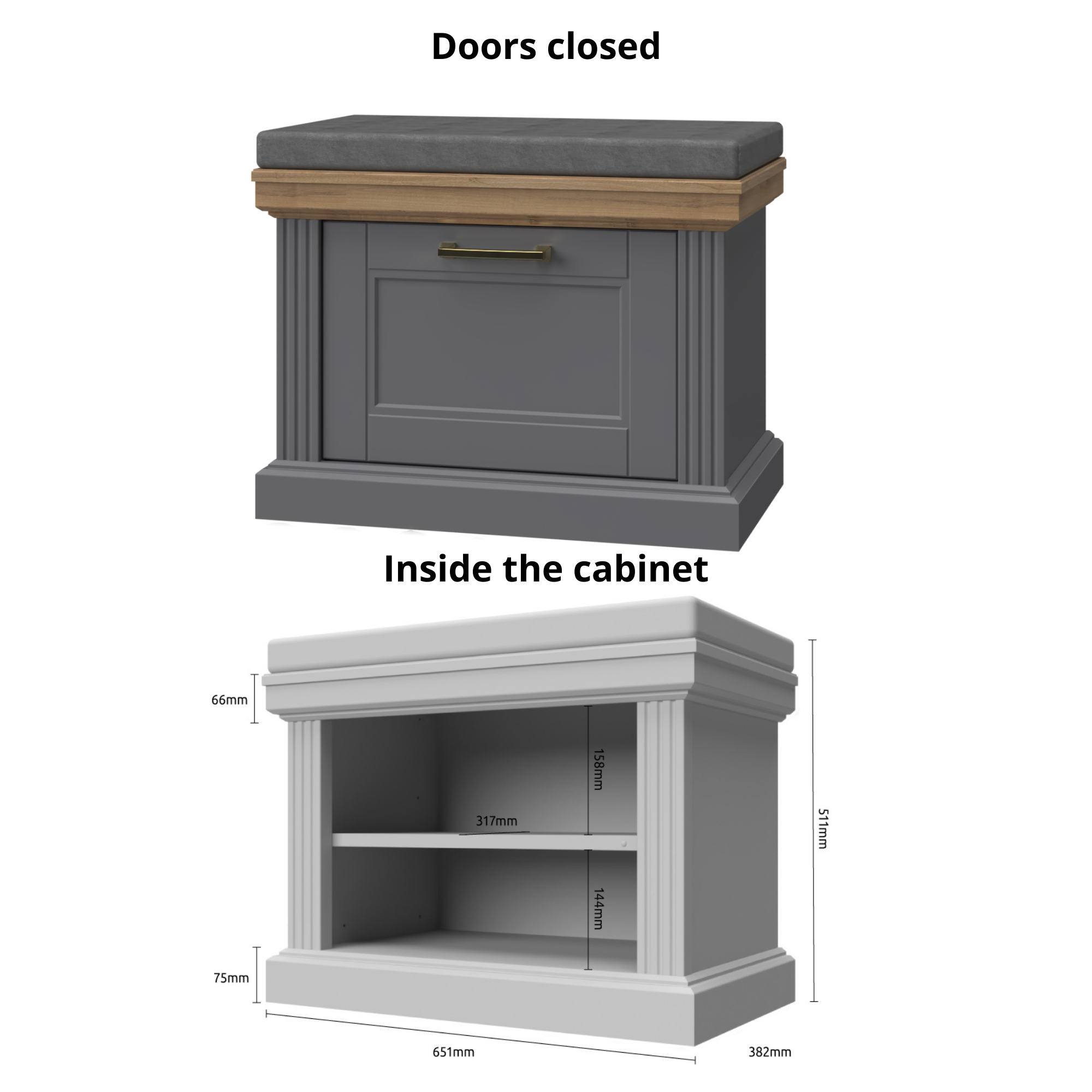 Tara 5-Piece Hallway Set - Furniture.Agency