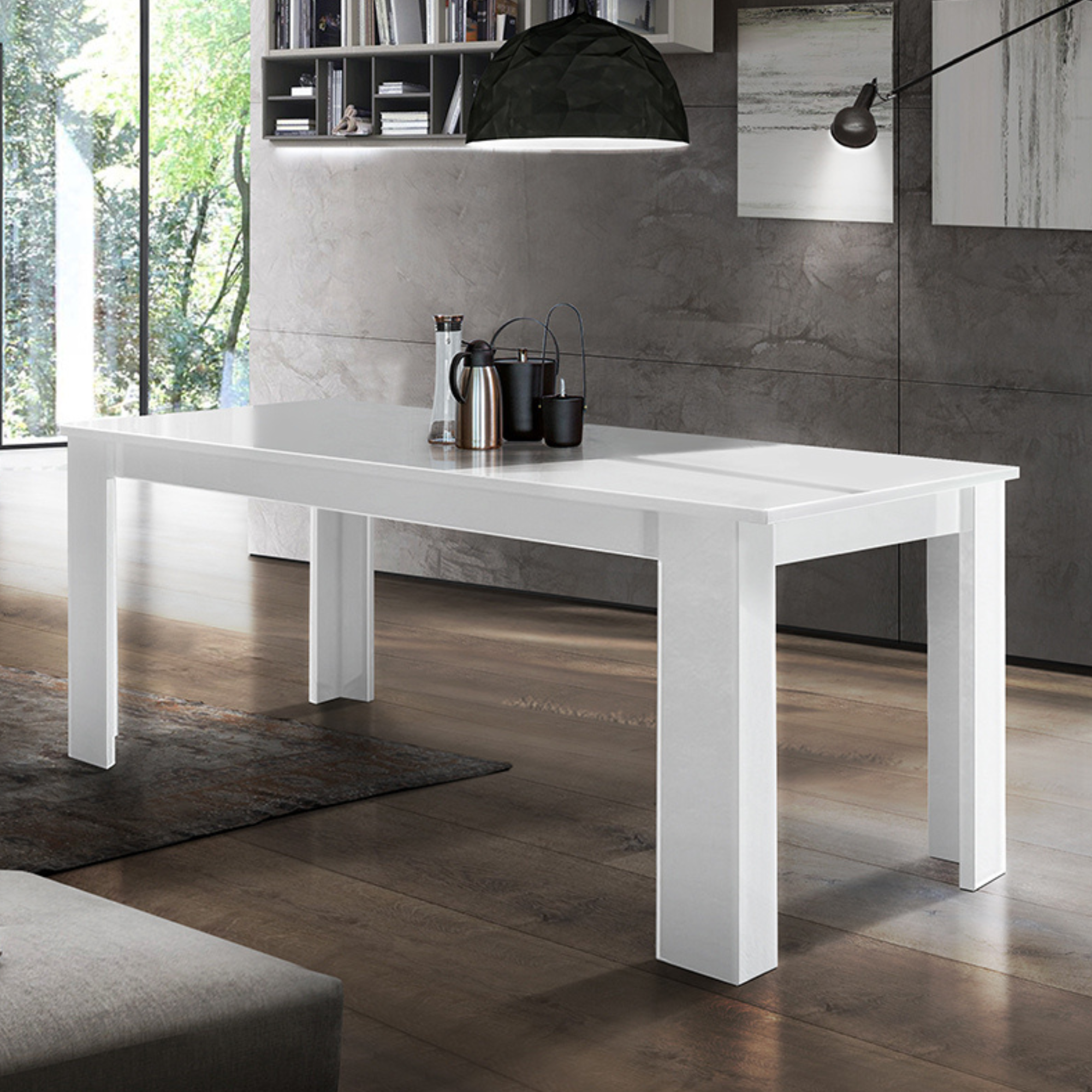 Italian Extendable Dining Table Jesi - FSC-Certified Wood Material - Furniture.Agency