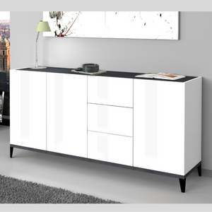 SUNRISE Modern Sideboard with Ample Storage in Trendy Colors - Furniture.Agency