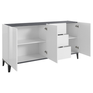 SUNRISE Modern Sideboard with Ample Storage in Trendy Colors - Furniture.Agency