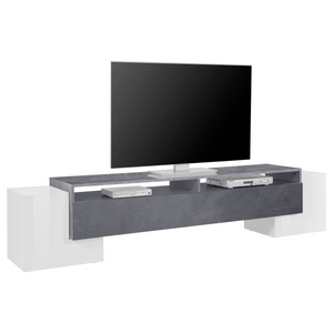 Stylish and Modern "Pillon" TV Stand with 3 Doors - Made in Italy - Furniture.Agency