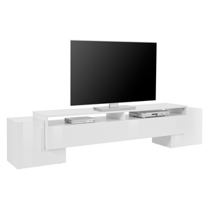 Stylish and Modern "Pillon" TV Stand with 3 Doors - Made in Italy - Furniture.Agency