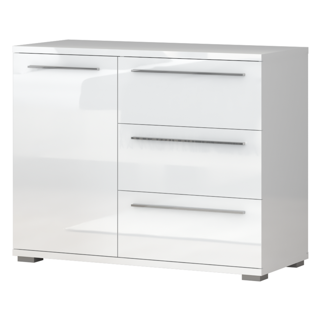 Elegant Dresser with One Door and Three Drawers - PIANO Collection - Furniture.Agency