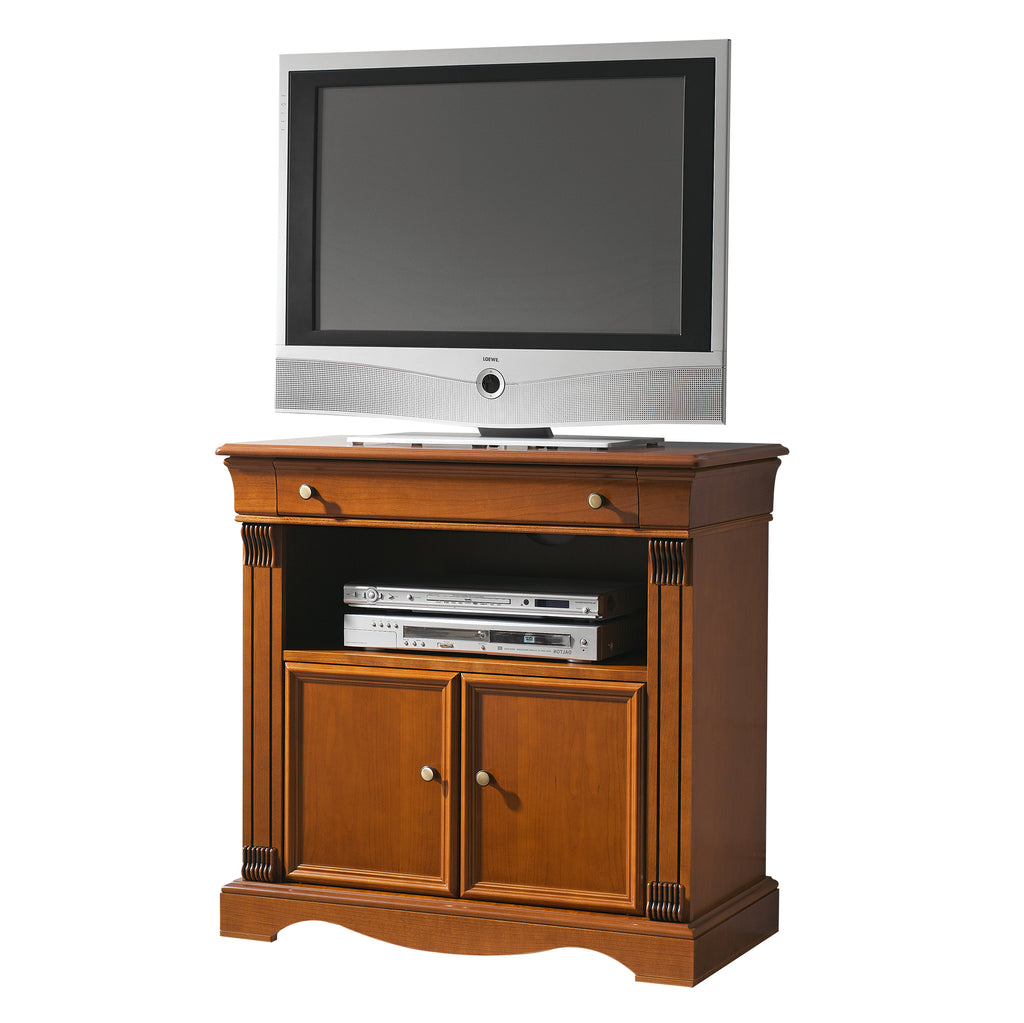 Rig 2 Cabinets 1 Drawer Solid Wood TV Stand - Furniture.Agency