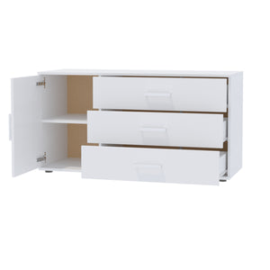 NUVOLE 3 Drawer 1 Cabinet Sideboard/TV Stand for TVs up to 55" - Furniture.Agency