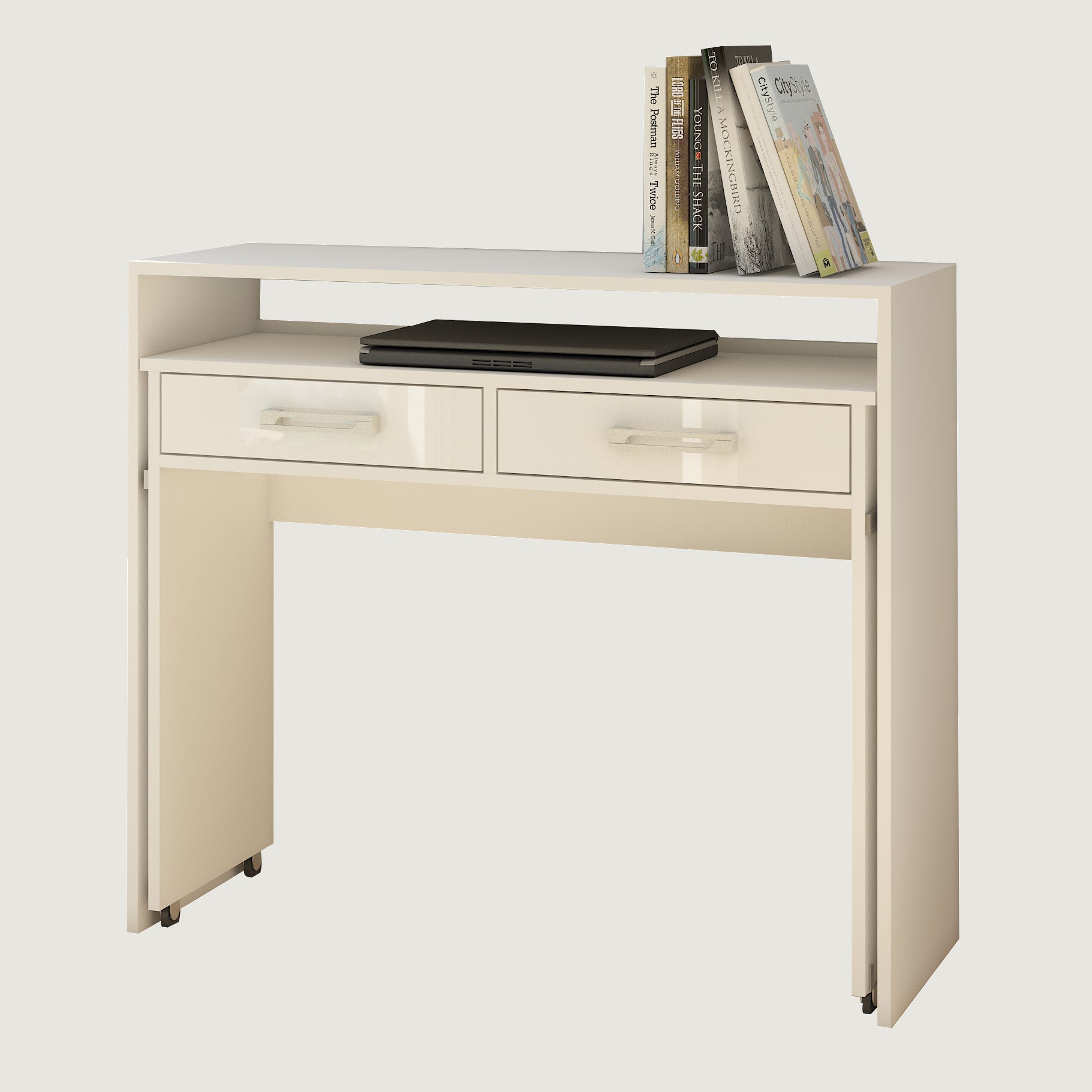 Zoom 2 Drawers Pull-Out Desk,  Multiple Finishes - Furniture.Agency