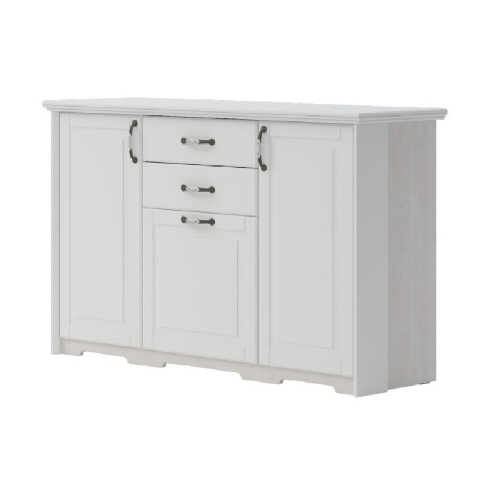 Evergreen 3 Cabinet 2 Drawer Sideboard - Furniture.Agency