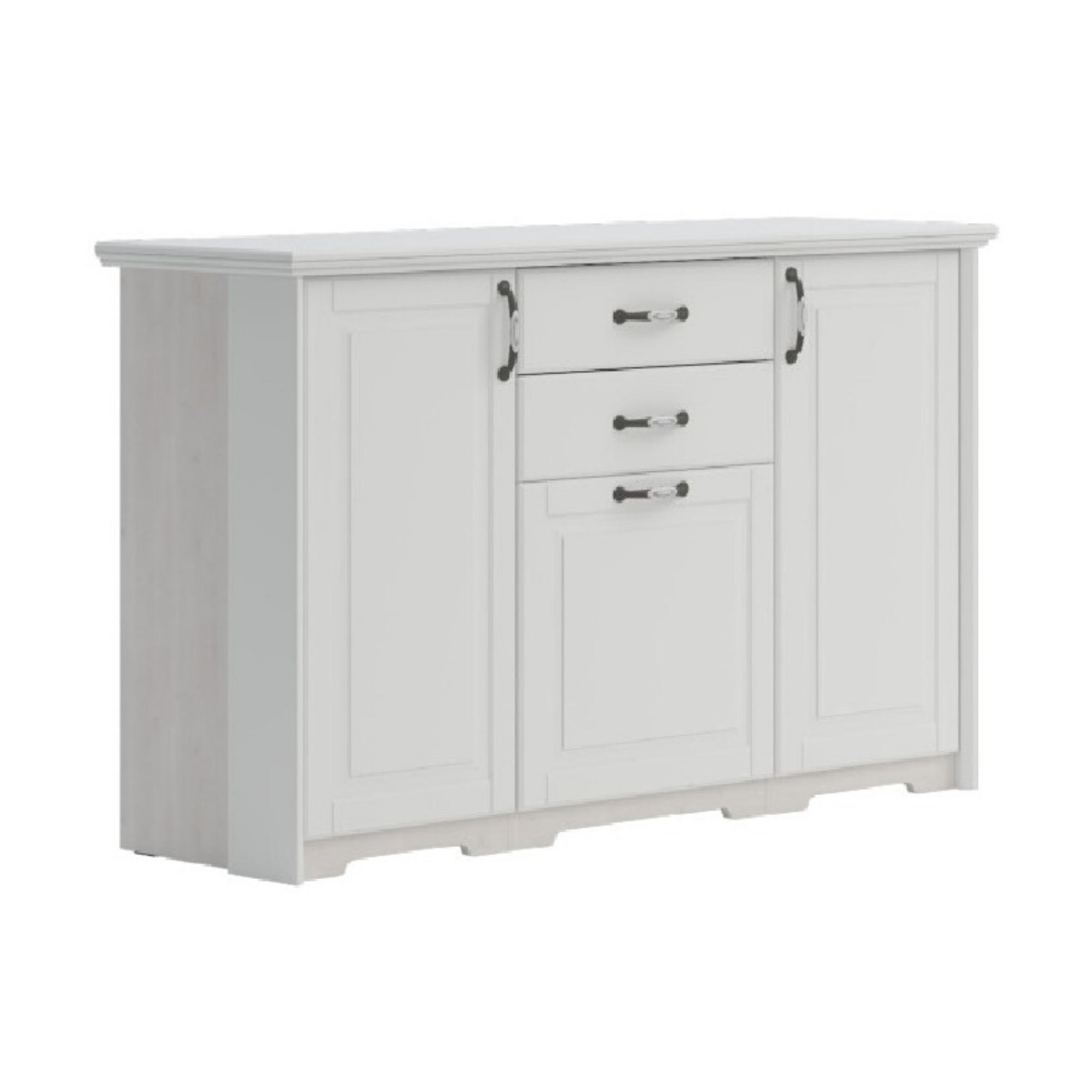 Evergreen 3 Cabinet 2 Drawer Sideboard - Furniture.Agency