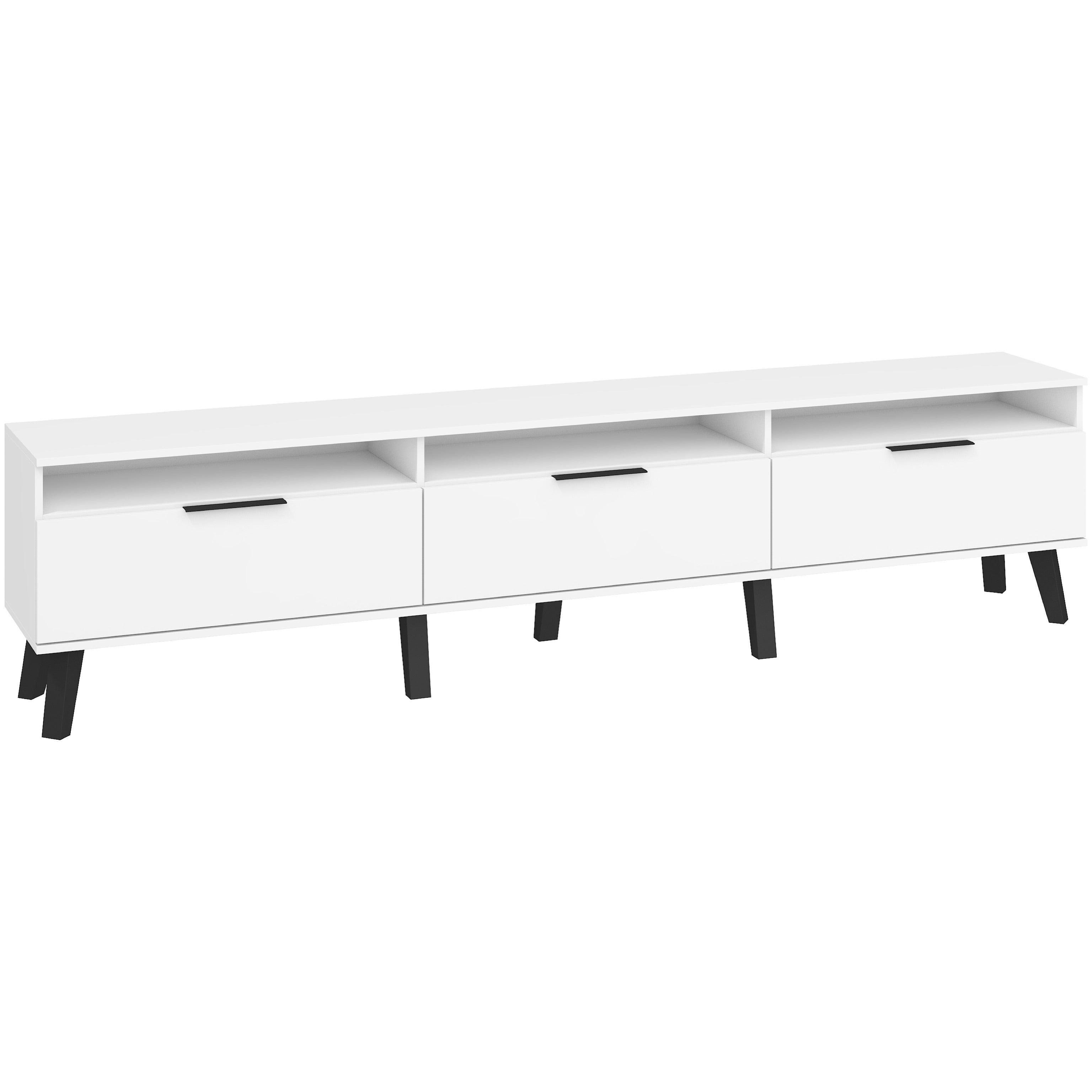 Sven High Gloss TV Stand, for TVs up to 88" - Furniture.Agency