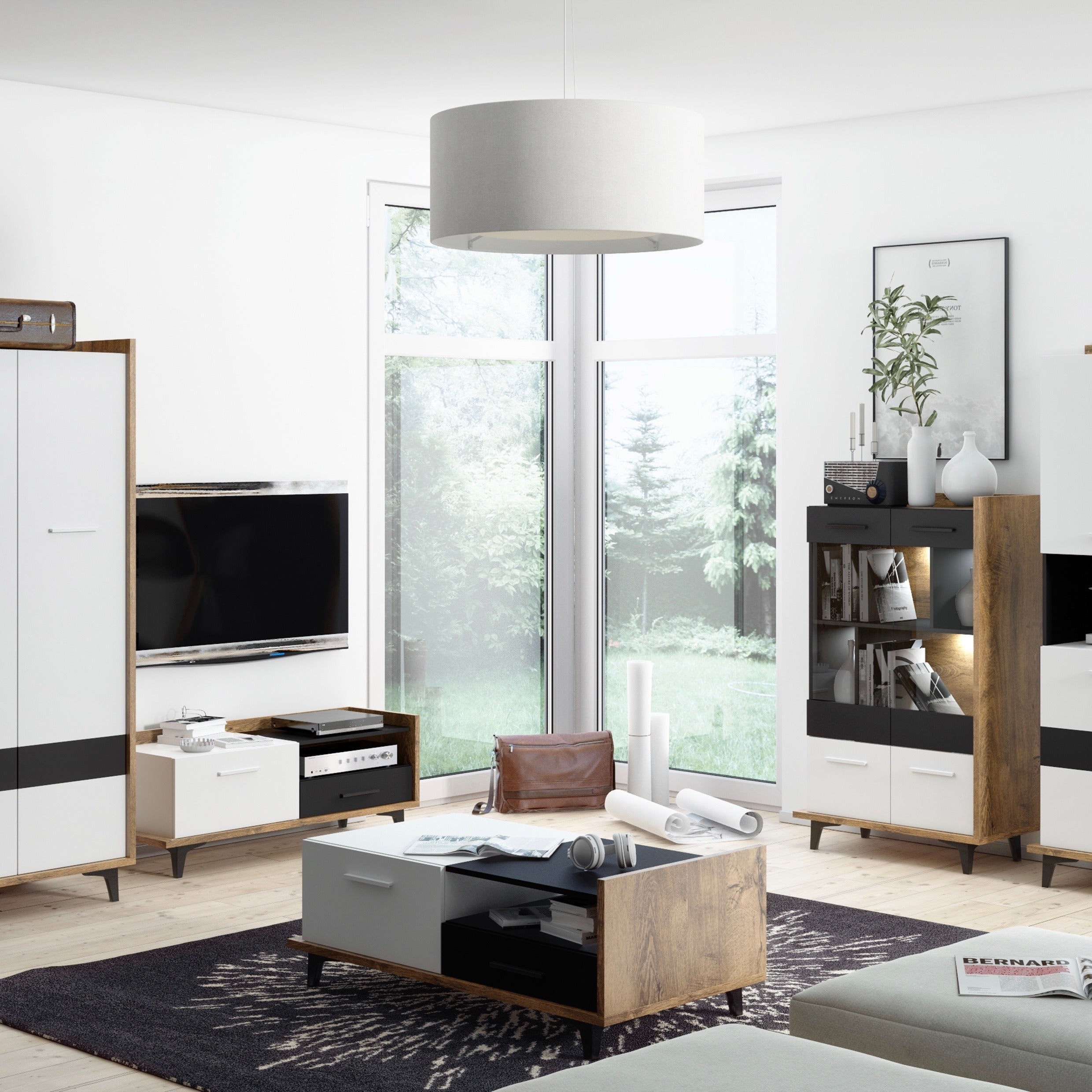 Box One Drawers One Cabinet Coffee Table – Furniture.Agency