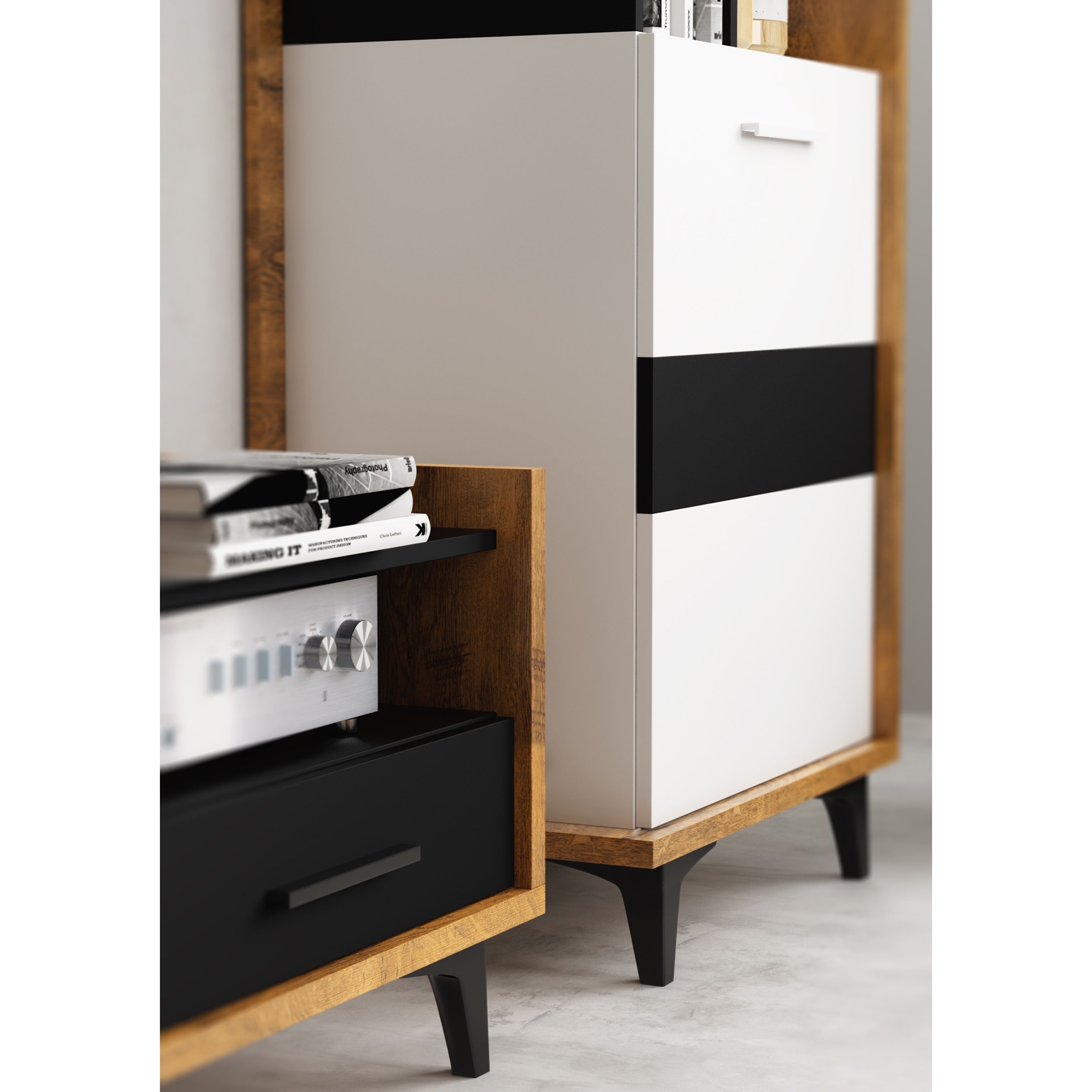 Box Two Cabinet Door Side Cabinet - Furniture.Agency