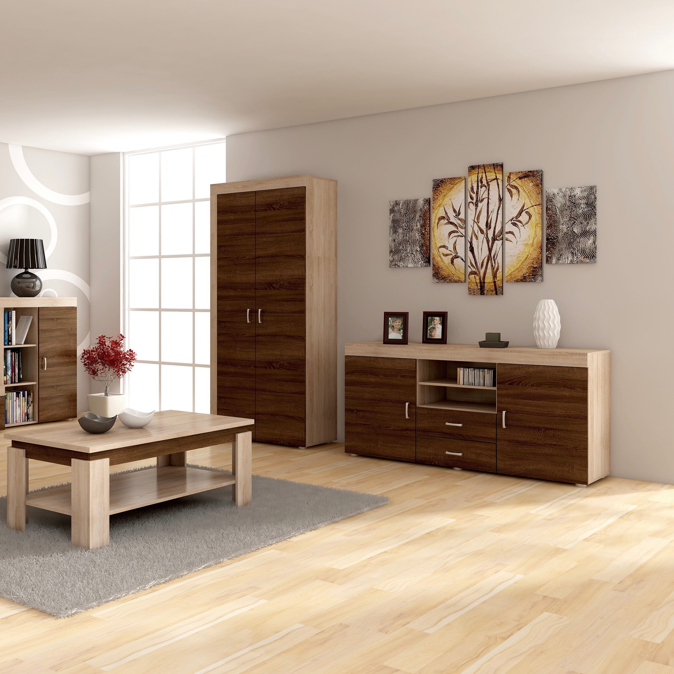 Mamba 64" Sideboard, 2-Door 2-Drawer - Furniture.Agency