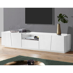 VEGA 86-inch 2 Cabinet 1 Drawer High Gloss TV Stand - Furniture.Agency