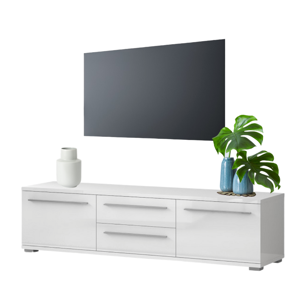 Piano High Gloss TV Stand, for TVs up to 78inch - Furniture.Agency