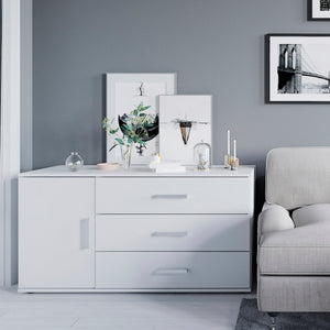 NUVOLE 3 Drawer 1 Cabinet Sideboard/TV Stand for TVs up to 55" - Furniture.Agency