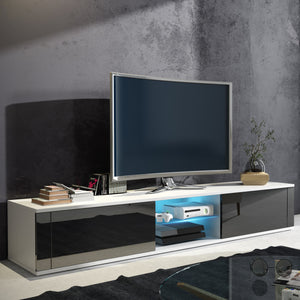 Hit TV Stand with LED, Multiple Finishes - Furniture.Agency
