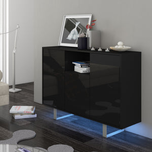 King High Gloss Sideboard, Multiple Finishes - Furniture.Agency