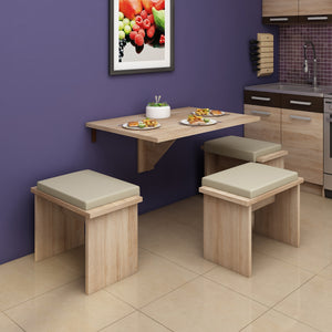 Expert D Wall-Mounted Drop Leaf Dining Table - Furniture.Agency