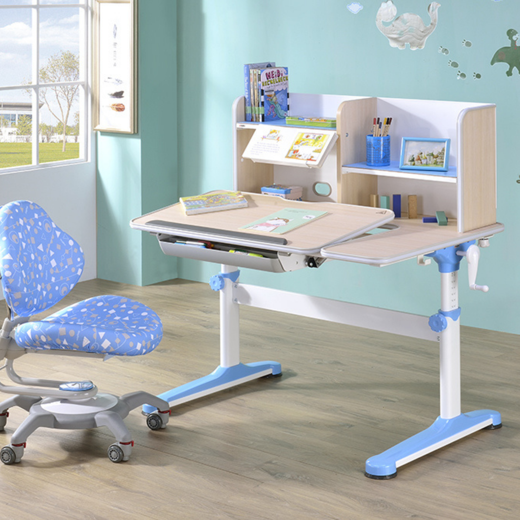 L shaped best sale kids desk
