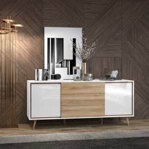 Vida 2 Cabinet 3 Drawer Sideboard - Furniture.Agency