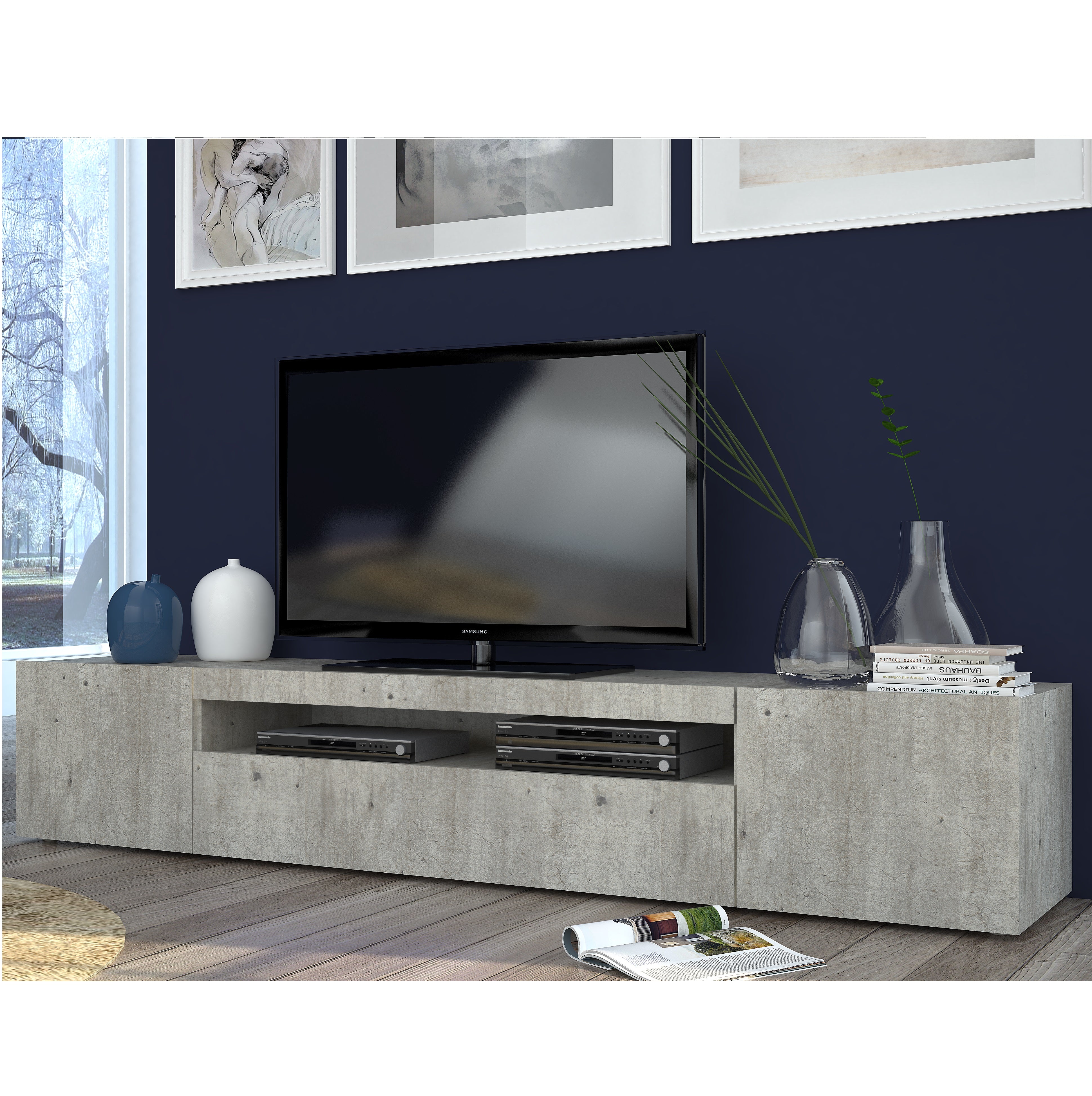 DAIQUIRI TV Stand 78.7inch, Multiple Finishes - Furniture.Agency